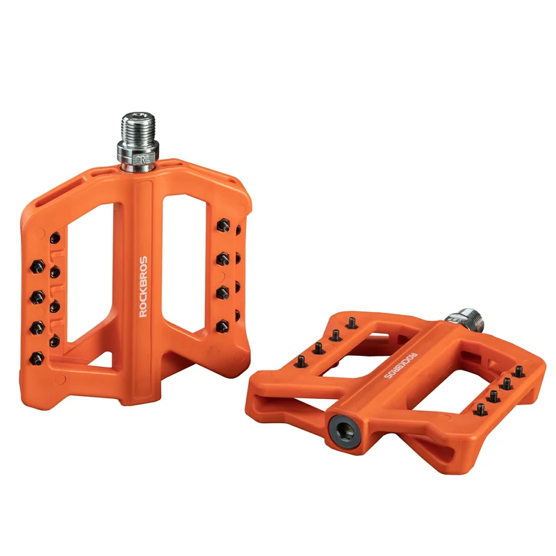 ROCKBROS Fahrradpedale 9/16 Zoll, Mountainbike Pedale aus Nylonfaser