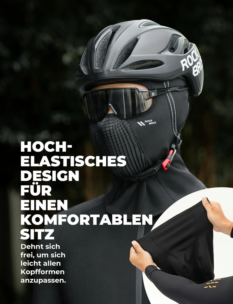 Fleece-Sturmhaube Winter Atmungsaktive Balaclava Skimaske