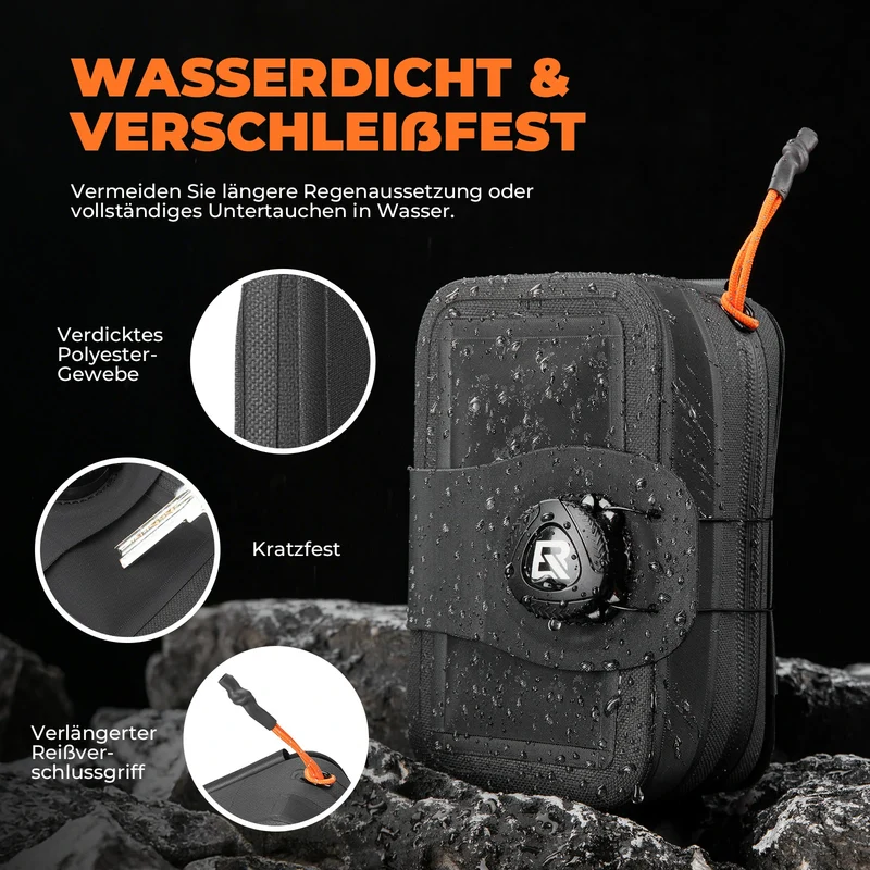 Fahrrad Satteltasche Drehknopf Verstellsystem Kompakte Wasserdichtes mit Flaschenhalter