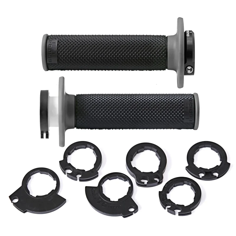 Griffgummi Paar Domino D-Lock D200, mit 6 Adapter, Länge 125/130 mm