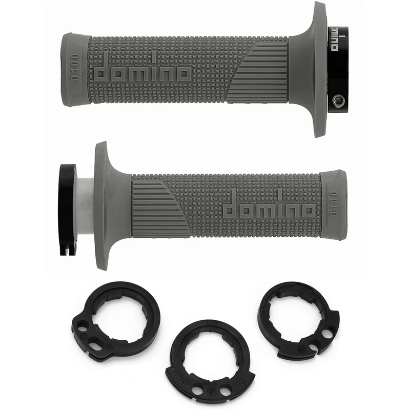 Griffgummi Paar Domino D-Lock D100, für 2 Kabel Gaszug, Länge 125/130 mm