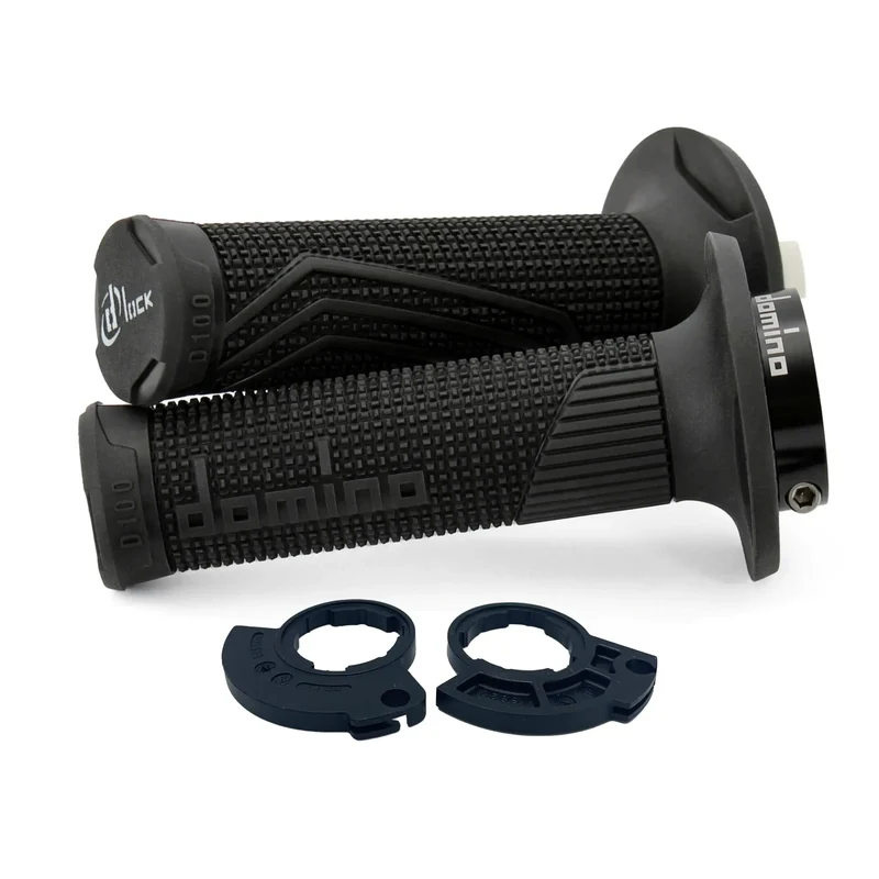 Griffgummi Paar Domino D-Lock D100, für 1 Gaszug, Länge 125/130 mm
