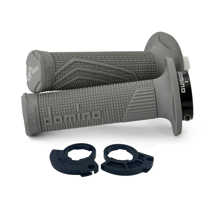 Griffgummi Paar Domino D-Lock D100, für 1 Gaszug, Länge 125/130 mm