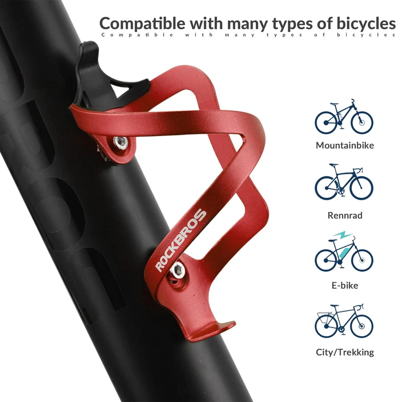 Fahrrad-Trinkflaschenhalter aus Aluminiumlegierung – Leicht & Stabil
