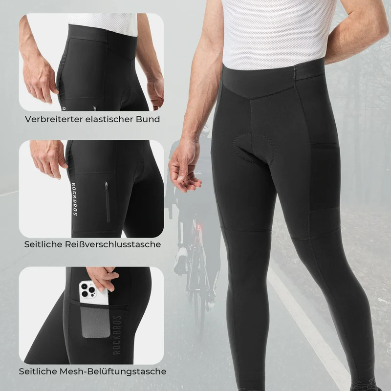 ROAD TO SKY Herren Lange Fahrradhose