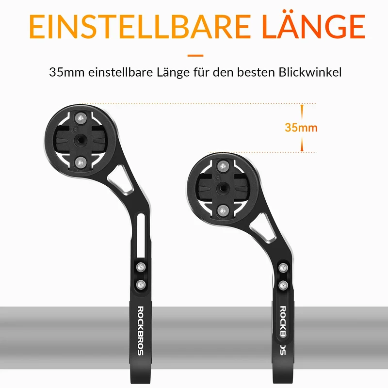 Fahrradcomputer Halterung für 31,8 mm Lenker, Garmin und Bryton