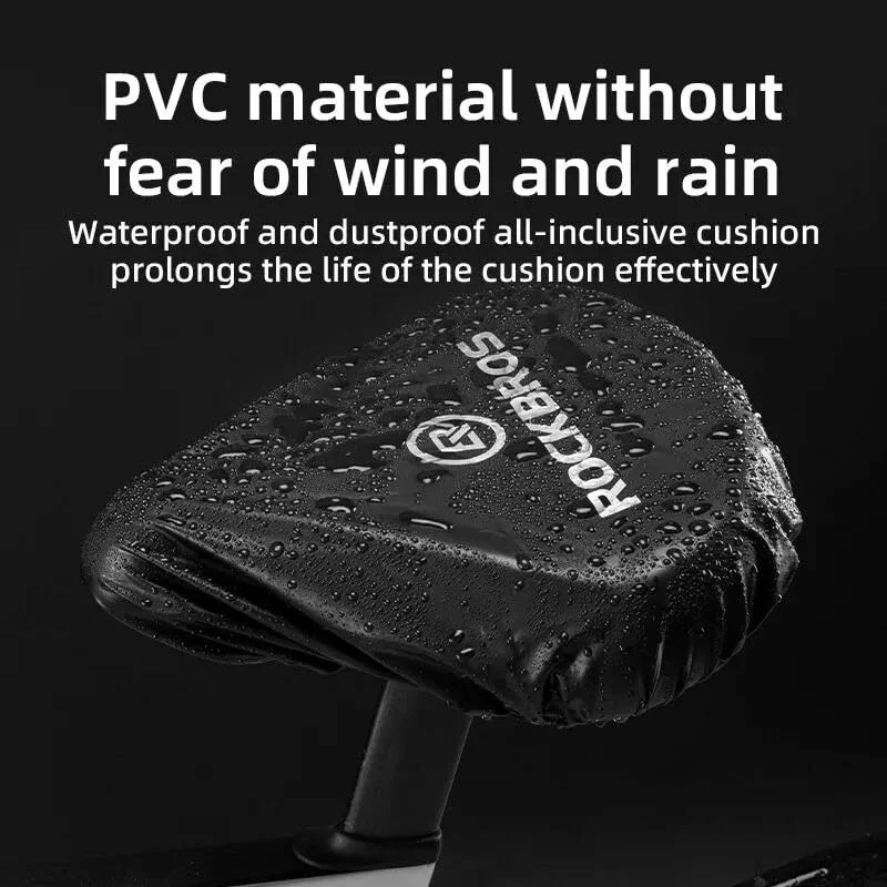 Fahrradsitzbezug Regenschutz PVC mit Aufbewahrungsbeutel