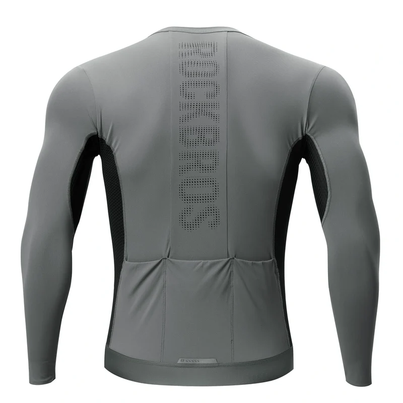 Fahrradtrikot Radtrikot Langarm Herren, Atmungsaktiv und Schnelltrocknend, Elastisches