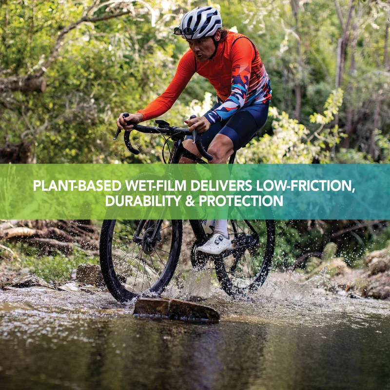 Finish Line BOOSTED Bio Wet Chain Lubricant Plant-Based 2oz / 60ml Bike Chain Lube