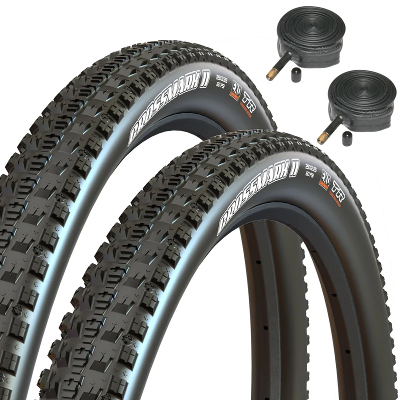 Maxxis CrossMark II 26 x 2.10 60 TPI Folding Dual Compound EXO Tubeless 26 Inch Bike Tyre