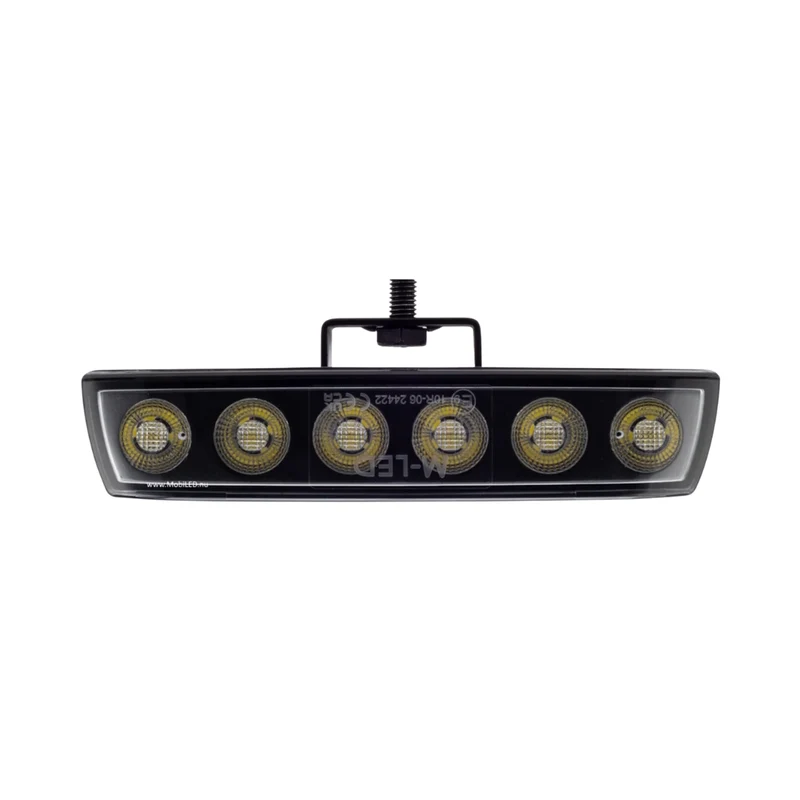 Schlanke LED-Arbeitsleuchte in dunklem Design mit abgerundeten Kanten / 30 W
