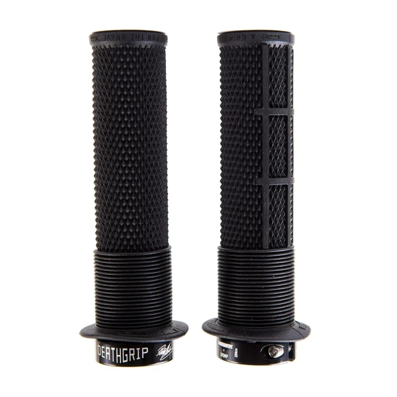DMR Brendog Death Grip Flange Thick Soft Black Bike Handlebar Grips
