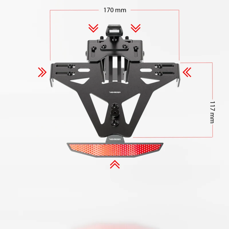 Kennzeichenhalter-Set Highsider Akron-RS Pro – KTM Duke 690 /R 2012-2019