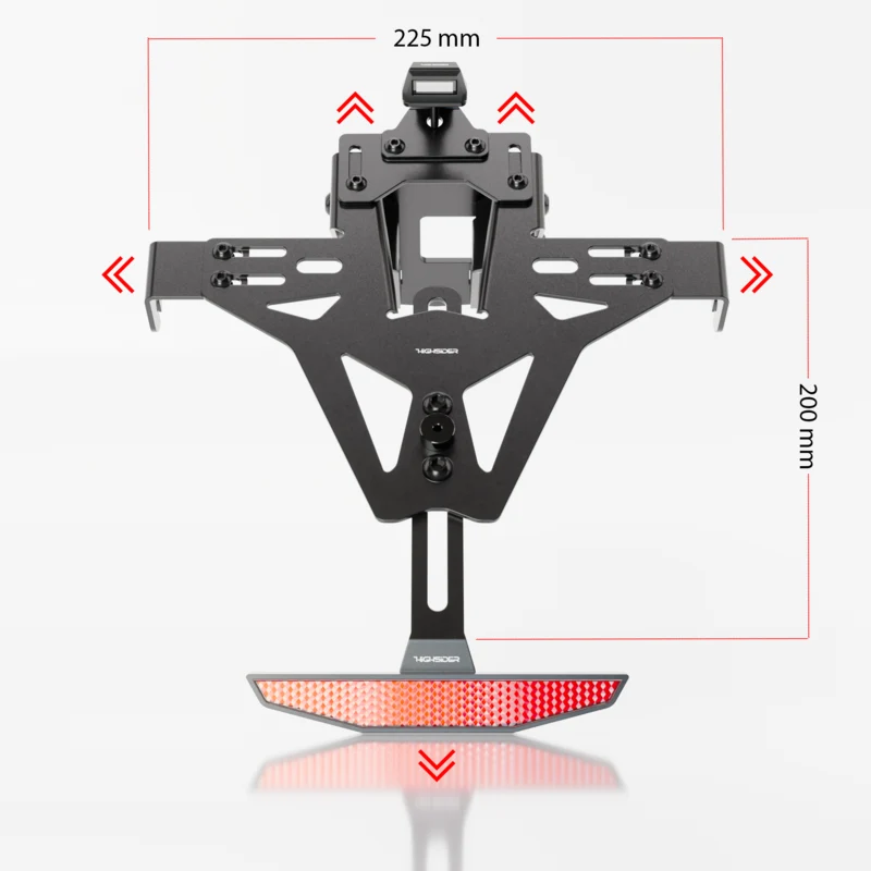 Kennzeichenhalter-Set Highsider Akron-RS Pro – KTM Duke 690 /R 2012-2019