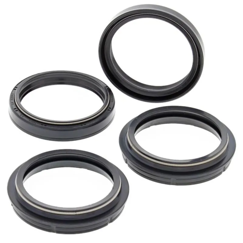 Gabelsimmerring Satz mit Staubkappen – 48x58x8,5/10,3 mm – Beta Suzuki Yamaha