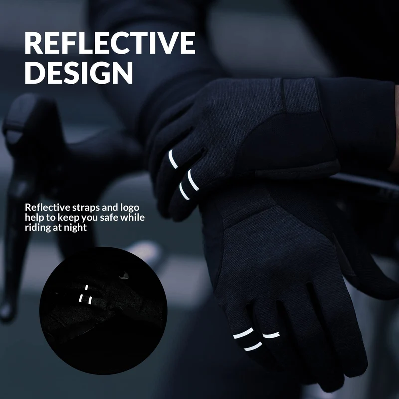 Fahrradhandschuhe Herren Damen Radsporthandschuhe Winddichte Touchscreen