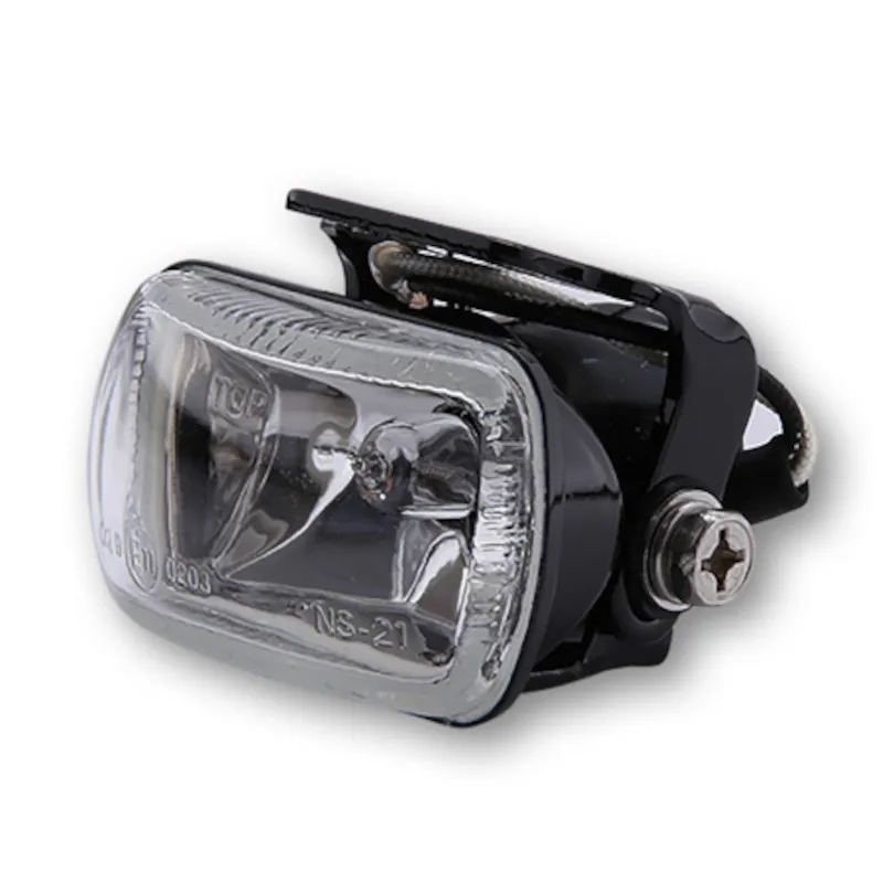 Nebelscheinwerfer Highsider Smart, Schwarz, Glas Klar, 63x39 mm, E-geprüft