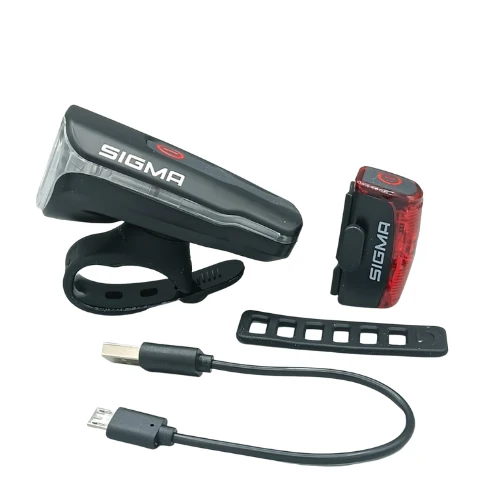 Sigma Aura 60 + Infinity USB Fahrradbeleuchtung Set StVZO