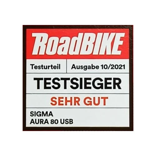 Sigma Aura 80 + Blaze Fahrradbeleuchtung Set StVZO