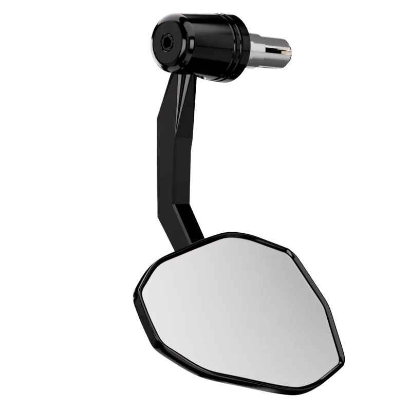 Lenkerendenspiegel mit LED-Blinker Highsider Pro Victory schwarz, E-geprüft