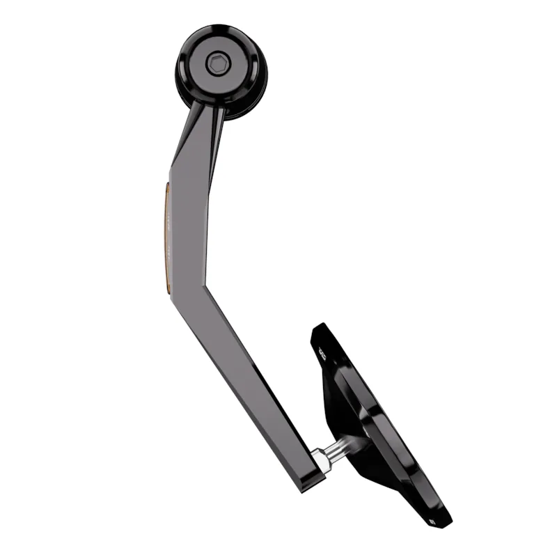 Lenkerendenspiegel mit LED-Blinker Highsider Pro Victory schwarz, E-geprüft