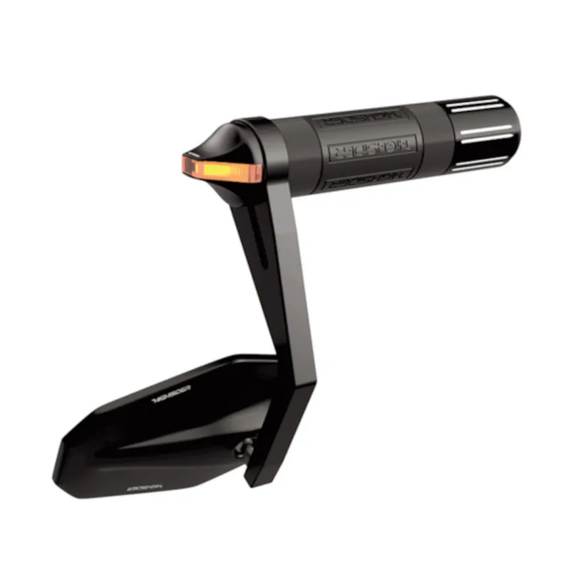 LED-Lenkerendenblinker Highsider Pro Flight, Schwarz, Getönt, E-geprüft