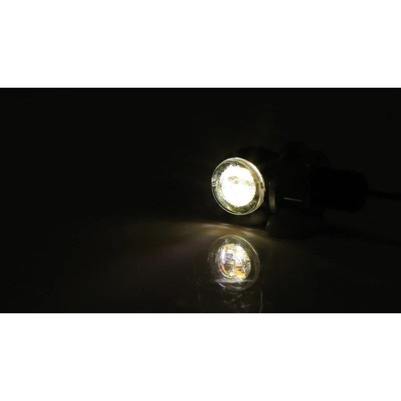 LED-Blinker mit Positionslicht Highsider Proton Two 2in1 schwarz, E-geprüft