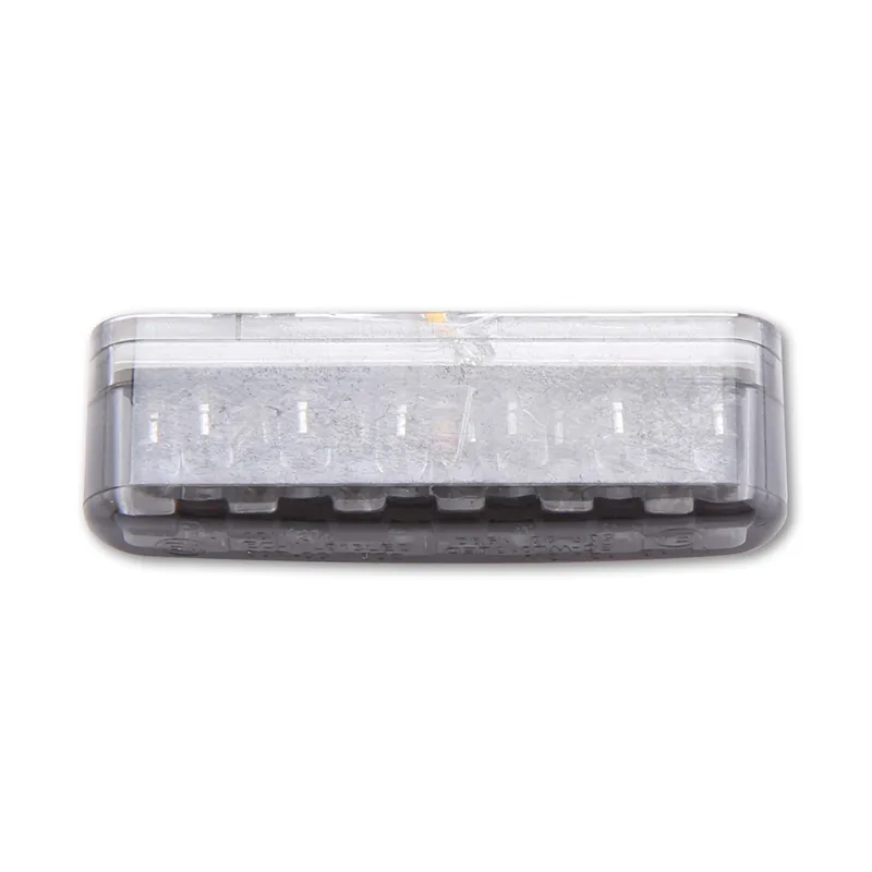 LED-Einbaublinker Paar Highsider Shorty, Getönt, E-geprüft, 12V/2W