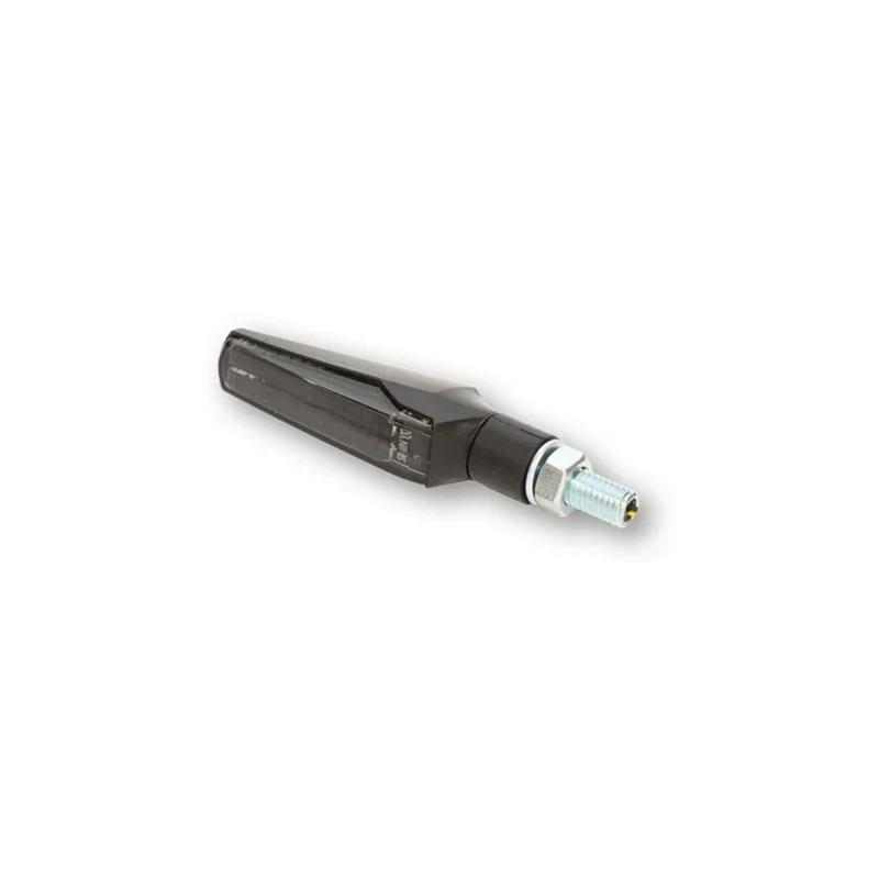LED-Blinker mit Positionslicht Highsider Smart Fineline 2in1 schwarz, E-geprüft
