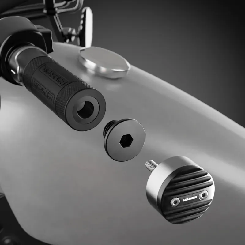 Lenkeradapter für Lenkergewichte & Spiegel Highsider, M16 – Harley-Davidson