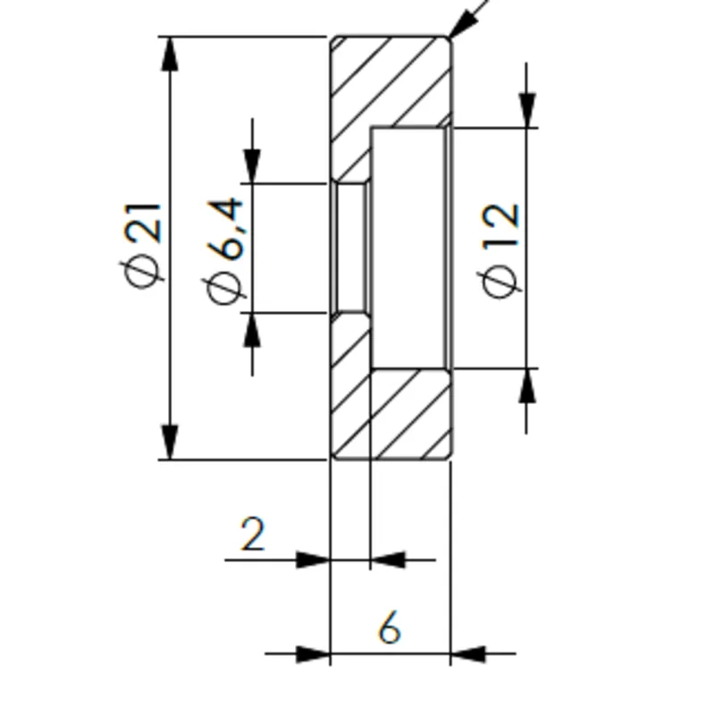 Lenkeradapter für Lenkergewichte & Spiegel Highsider, Ø 21 mm – Yamaha Modelle