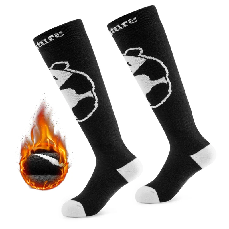 Qunature Skisocken Kinder Thermosocken 1 Paar Winter