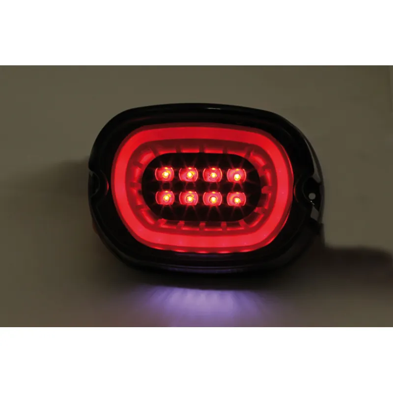 LED-Rücklicht Highsider für Harley-Davidson Modelle 73–98, Getönt, E-geprüft