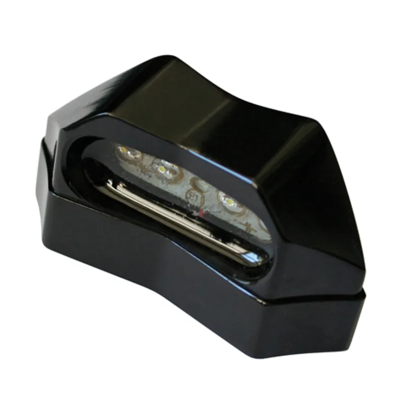 LED-Kennzeichenbeleuchtung Highsider Smart schwarz, B58xH24 mm, E-geprüft
