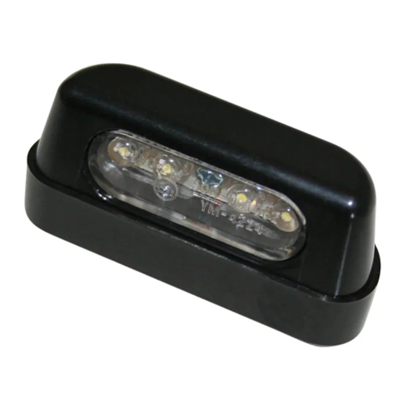LED-Kennzeichenbeleuchtung Highsider Smart schwarz, B56xH20 mm, E-geprüft
