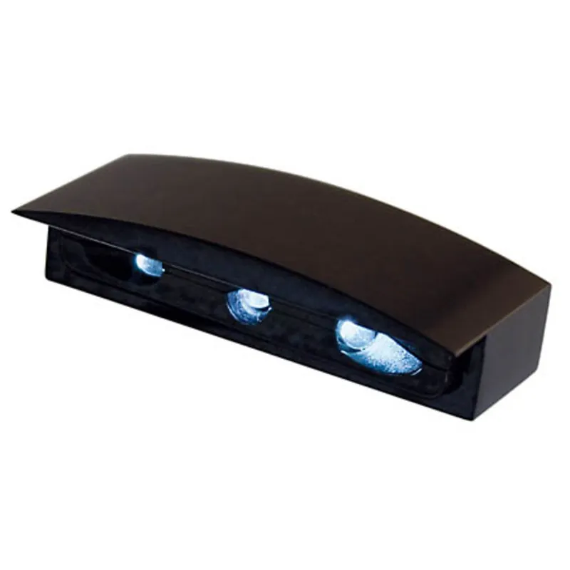 LED-Kennzeichenbeleuchtung Highsider Smart schwarz, B48,5xH13 mm, E-geprüft