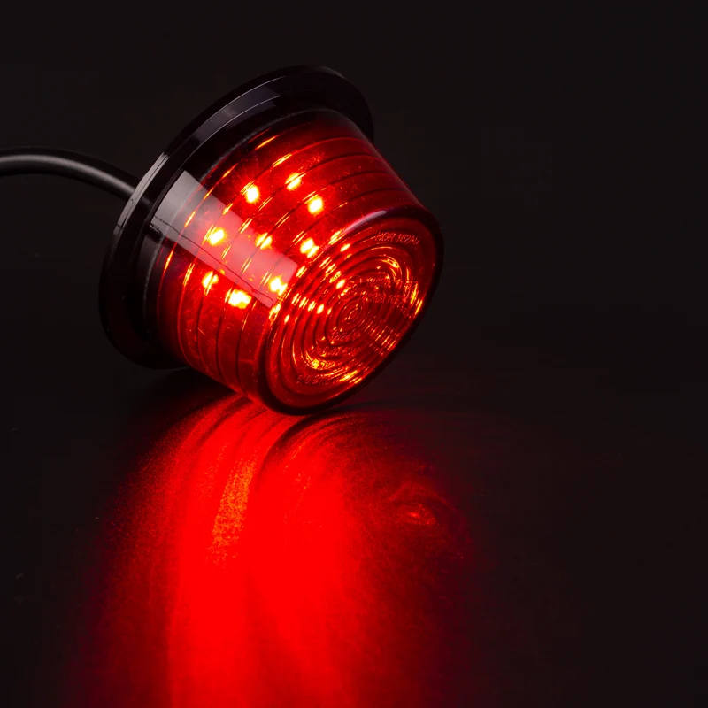 Dunkle Linse Old School dänische Markierungsleuchten LED-Einsätze / 5M Kabel