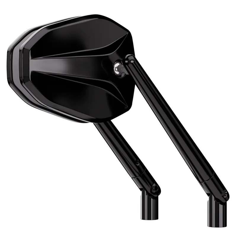Verkleidungsspiegel Paar Highsider Pro Victory schwarz, E-geprüft, ohne Adapter