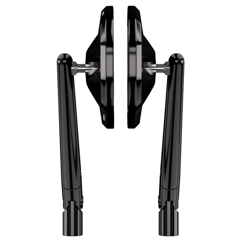 Verkleidungsspiegel Paar Highsider Pro Victory schwarz, E-geprüft, ohne Adapter