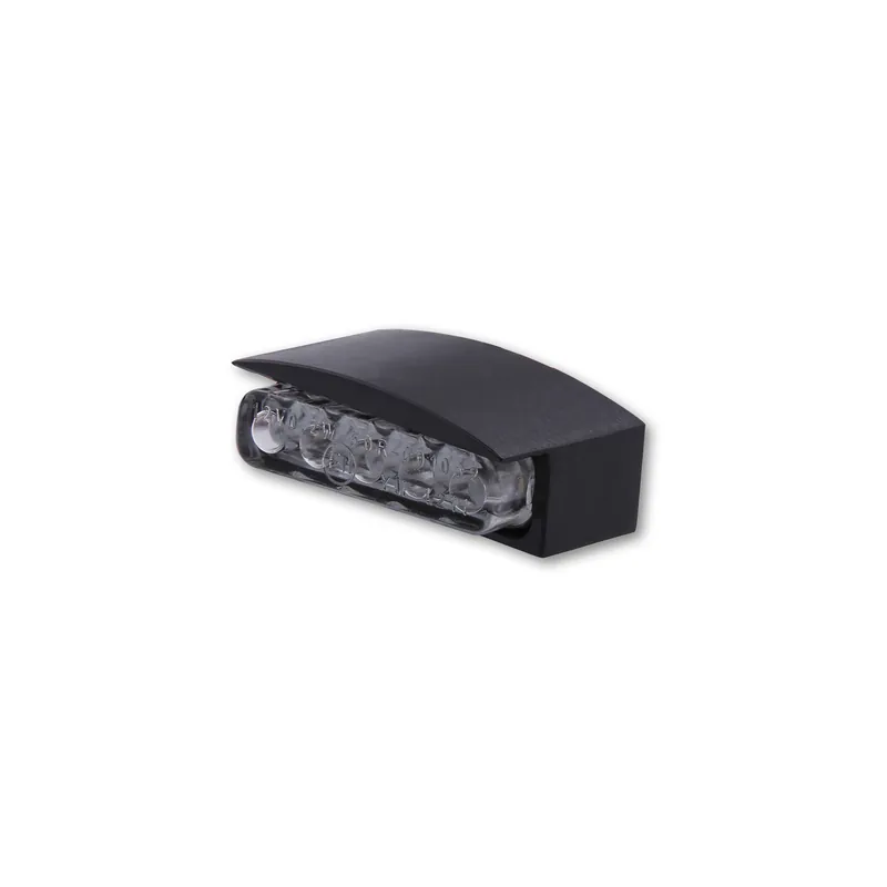 LED-Kennzeichenbeleuchtung Highsider Smart schwarz, B43xH16 mm, E-geprüft