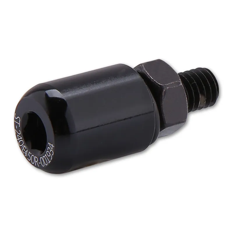 LED-Kennzeichenbeleuchtung Highsider Smart Rund schwarz, Ø 13 mm, E-geprüft