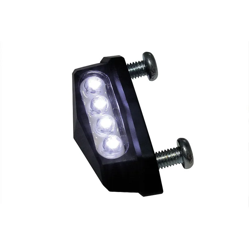 LED-Kennzeichenbeleuchtung Highsider Smart Quadro schwarz, 46x17,5 mm, E-geprüft
