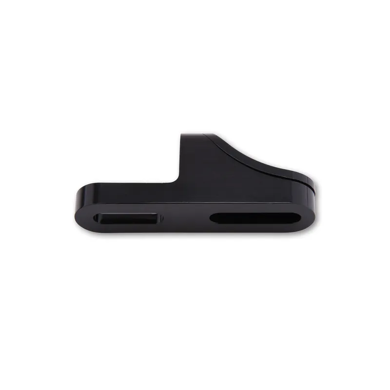 Spiegeladapter-Set für Verkleidungsspiegel Highsider Pro lang, Schwarz, 76x18 mm