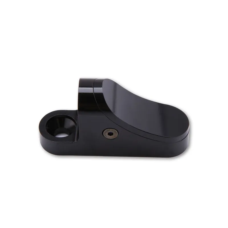 Spiegeladapter-Set für Verkleidungsspiegel Highsider Pro lang, Schwarz, 60x18 mm