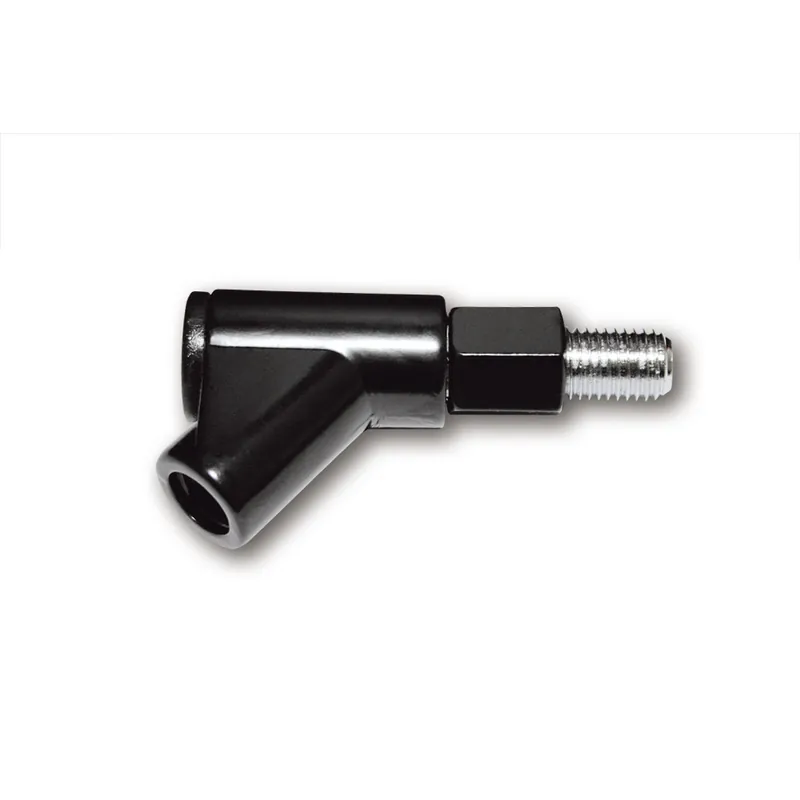 Spiegeladapter Highsider Smart schwarz, Innen und Außen M10x1,25 Rechts