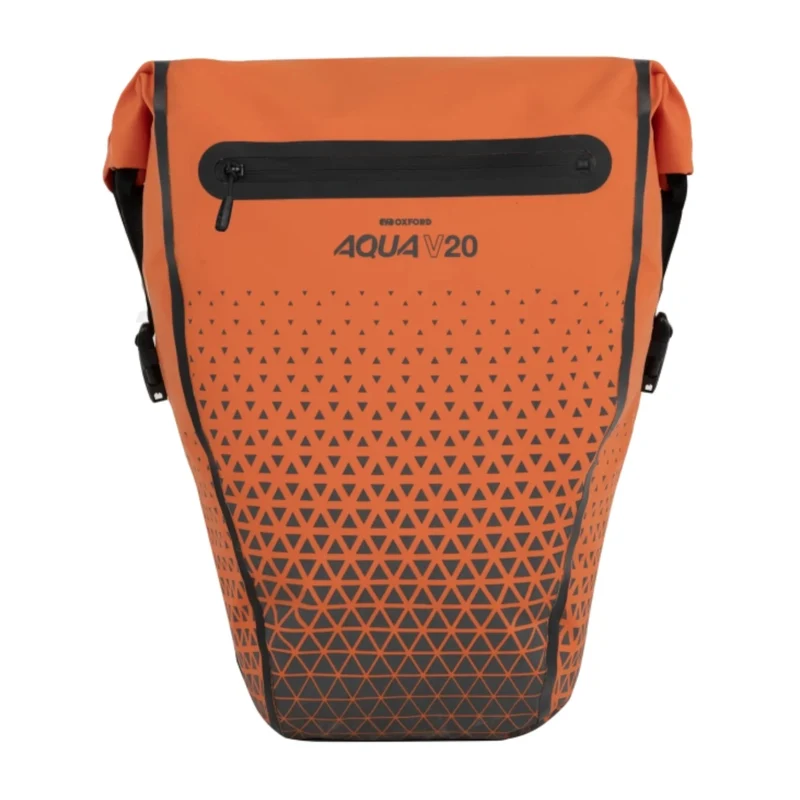Oxford Aqua V20 Single QR Reflective Waterproof Rear Pannier Bag