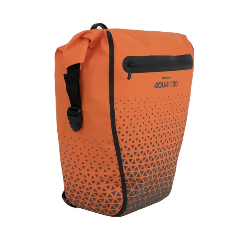 Oxford Aqua V20 Single QR Reflective Waterproof Rear Pannier Bag