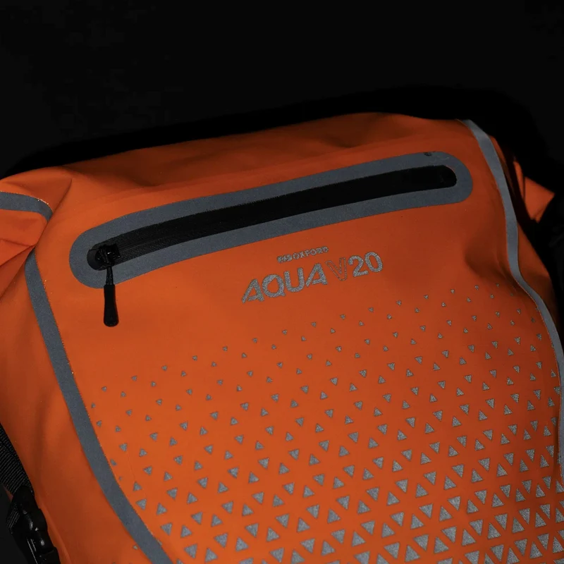 Oxford Aqua V20 Single QR Reflective Waterproof Rear Pannier Bag