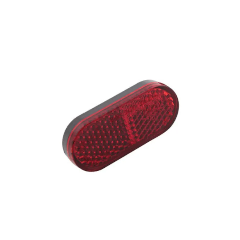 Rückstrahler Highsider Smart rot, Oval, 50x22 mm, Selbstklebend, E-geprüft