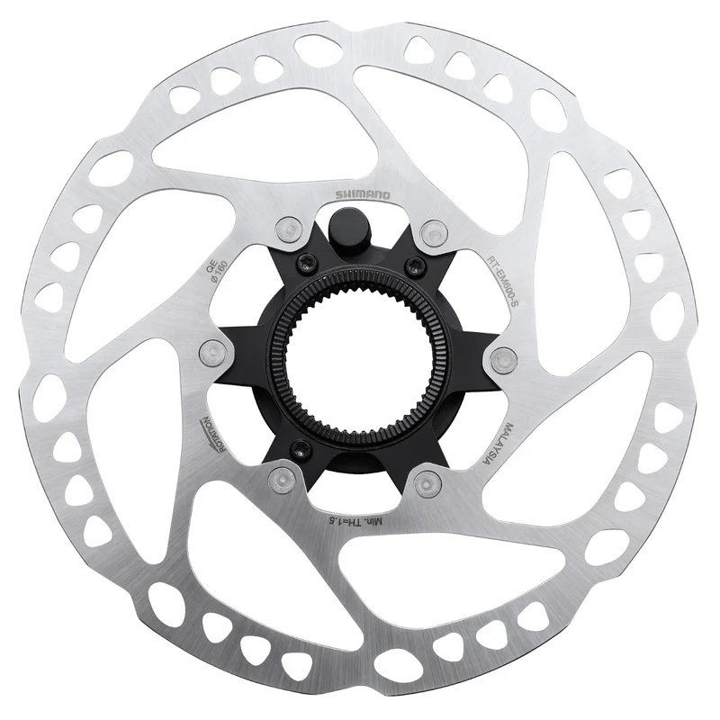 Shimano Steps Center Lock External Lockring and Magnet Bike Disc Brake Rotor RT-EM600